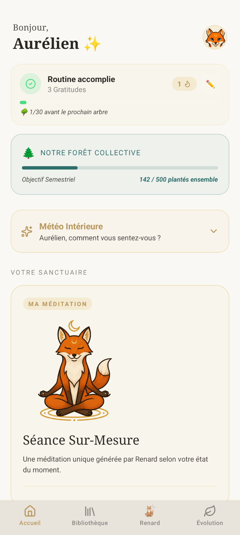 Capture d'écran du streak d'engagement 30 jours